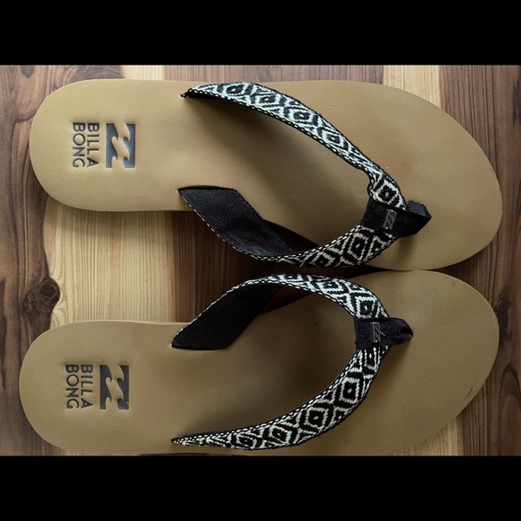 Black&White BILLABONG Kai Braided beach sandals - Picture 3 of 5